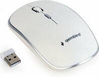 Gembird - Muis draadloos - USB Nano ontvanger - WIT