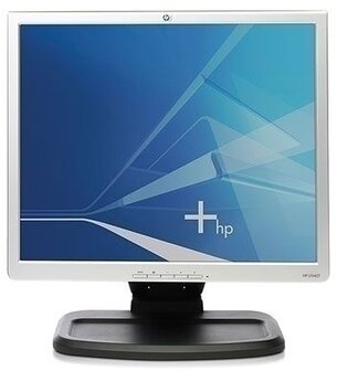 HP L1940T - 19 inch - 1280x1024 - 5:4 - DVI-D - VGA - Zilver/Zwart