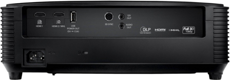 Optoma HD144X Beamer - 301 inch - 1920x1080 - 16:9 - HDMI - 3.400 lumen / 781 uur