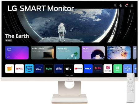 LG 27SR50 SMART MONITOR - 27 INCH - 1920x1080 (Full HD) - IPS - HDMI - WIT