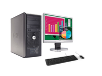 DELL BASIS thuiswerk computer set - Core2Duo E8400 - 4GB - 250GB HDD - DvDRW - W10 + 1x 19 inch Beeldscherm DELL BASIS thuiswerk computer set - Core2Duo E8400 - 4GB - 250GB HDD - DvDRW - W10 + 1x 19 inch Beeldscherm