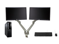 Thuiswerk computer set - Intel G3240 - 4GB - 120GB SSD - DvDRW - W10 + 2x 23 inch Beeldschermen Thuiswerk computer set - Intel G3240 - 4GB - 120GB SSD - DvDRW - W10 + 2x 23 inch Beeldschermen